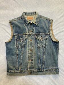 60s LEVI'Sリーバイス70505BIGEカットオフベスト44インチ 1960年代60's506507557xxvintageビンテージヴィンテージ50150566前期後期赤耳