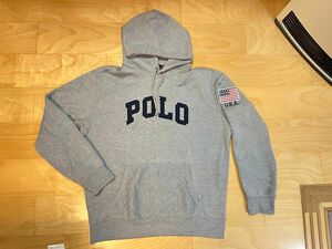 ポロラルフローレンPolo Ralph LaurenメンズパーカートレーナーXL スウェット グレー プルオーバー