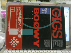 BOOWY ボウイ / GIGS LIVE PHOTOGRAPHS 帯付写真集 氷室京介 布袋寅泰 松井常松 高橋まこと