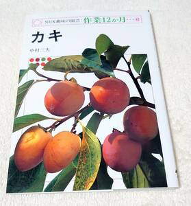 送料無料◆NHK趣味の園芸・作業12か月　カキ　中村三夫