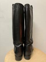 比較的美品 Sonia Parenti ソニアパレンティ 本革 ロング ブーツ 23cm 黒 ブラック リアル レザー レディース xpv_画像4