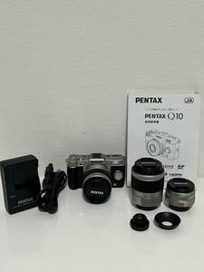 PENTAX Q10 カメラ レンズセットミラーレス一眼 小型 取扱説明書