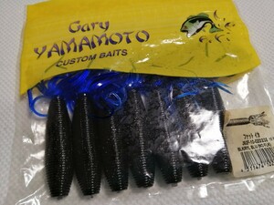 ゲーリーヤマモト ファットイカ　７本　１本針刺しあり　６本未使用　ブラック　ブルー　ワーム