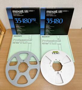 [SONY Sony [PLN-740B] etc. open reel tape * reel together ]10 number metal /TEAC/maxell/Y63-192