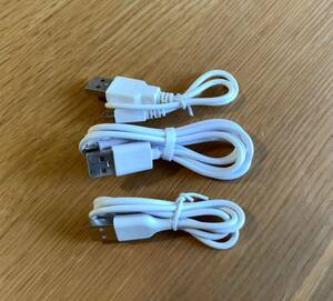 （未使用品）充電ケーブル USB Type-A - micro USB Type-B ケーブル 3本セット