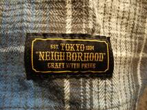 【NEIGHBORHOOD ネイバーフッド】チェック柄ネルシャツM 日本製 「LOGGER/C-SHIRT.LS」 長袖チェックシャツ 名作 人気アイテム_画像4