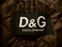 【DOLCE&GABBANA ドルチェアンドガッバーナ・D&G】キルティングジャケット46 イタリア製 ボックスロゴワッペン刺繍入り 高級 人気アイテム_画像3