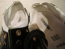 コンバース ジャックパーセル（1R354）白黒 型押柄レザー 27.5㎝ US9　 　　 converse JACK PURCELL RY LEATHER ホワイト/ブラック wj2403b_画像8