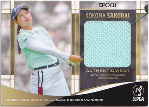 【櫻井心那/280枚限定】2023 EPOCH JLPGA 女子プロゴルフ ROOKIES & WINNERS ウエア 097/280