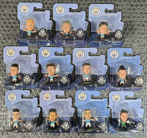 (Y14)Soccerstars 2024 Manchester City 11 Figure set サッカースターズ マンチェスターC #De Bruyne #Haaland #Grealish #Julian Alvarez