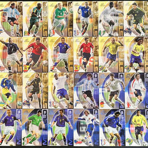 (Y62)2001-2003 Futera World Football UNIQUE 58 Card set #Beckham #Zidane #Ronaldinho #Ronaldoの画像1