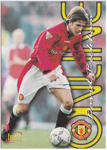 【ベッカム/David Beckham】1997 Futera Manchester Utd #62