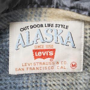 90s LEVI’S リーバイス ALASKA アラスカ オンブレチェック柄 ウールシャツ ネルシャツ シャドー PENDLETON ボート ペンドルトン 開襟の画像5
