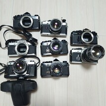 オリンパス Olympus フィルムカメラ 一眼レフカメラ ジャンク品 まとめ売り まとめて 大量セット 単焦点レンズ ズームレンズ ズイコー_画像1