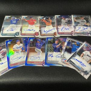 【11枚セット】2019 2021 2022 Bowman 1st Auto Cermak Jimenez Eder White McLain Cueva Sugastey Cox Dollard Welch McElveny