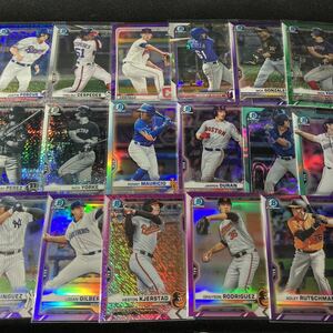 【17枚セット】2020 2021 2022 Bowman Chrome Refractor パラレル Rutschman Dominguez Kjerstad Gilbert Rodriguez Hancock Clase Duran他