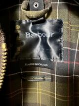 barbour ムーアランド 38 オイルドコットン 00年製 バブアー バブアー ブラウン オイルドジャケット_画像3