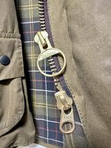 barbour ムーアランド 38 オイルドコットン 00年製 バブアー バブアー ブラウン オイルドジャケット_画像5