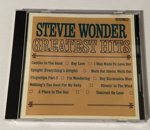 【ケース新品交換済み】CD スティービーワンダー STEVIE WONDER GRATEST HITS Volume1