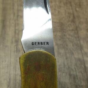 【蔵出し屋】古い GERBER ガーバー フォールディングナイフ ※18歳以下の販売はいたしません。 検/ キャンプ の画像2