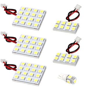 ルームランプ LED 鬼爆閃光 総発光数207発 L175S L185S ムーヴカスタム(ムーブ) [H18.10-H22.11] 6点セット