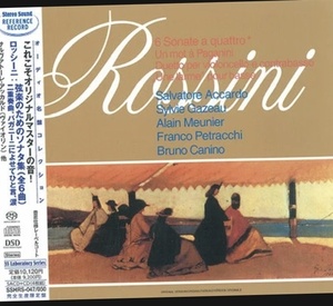 Accardo Rossini 6 Sonata Quattro 2SACD single layer+2CD STEREO SOUND ロッシーニ アッカルド シングルレイヤー未使用ステレオサウンド