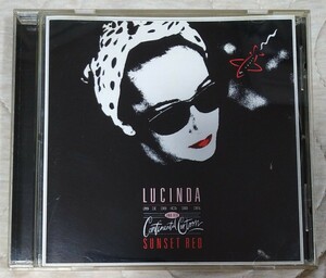 Lucinda Sieger And Her Continental Cartoon Sunset Red e.p. 廃盤国内盤中古SCD ルシンダ・シーガー サンセット・レッド EMI1026CDS