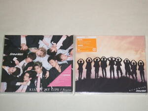 Snow Man/初回限定CD+DVD付シングル2枚「KISSIN' MY LIPS/Stories(初回盤A)」「オレンジkiss(初回盤A)」/スノーマン Wonderful!×Surprise!