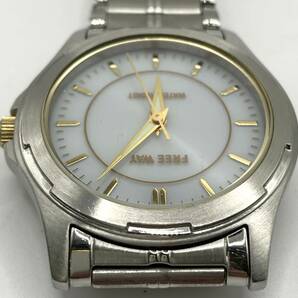【1999】1円～START! 現状稼働品 FREEWAY 腕時計 白文字盤 シルバー メンズ腕時計 の画像4