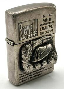 【GT6662】ZIPPO ジッポ ROSWELL ロズウェル INCIDENT 50TH ANNIVERSARY 1947-1997 火花〇 喫煙具 ガスライター