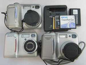 NIKON COOLPIX 775 & 885 &4300 3台セット