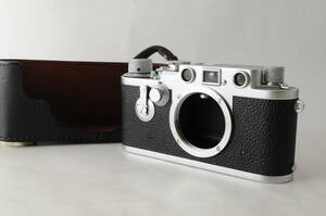 ★美品・ケース付★ Leica IIIf 3f レッドダイヤル セルフタイマー付 ライカ バルナック型 レンジファインダー #1466