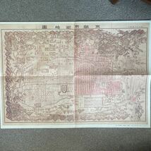 京都市街地図　明治40年新訂版　日本大地図　古地図_画像1