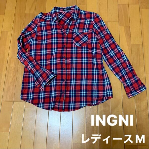 INGNI ネルシャツ　レディースM