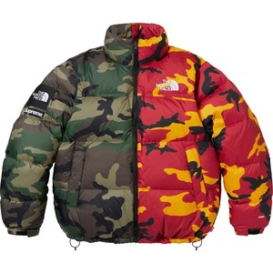 新品 国内正規 24ss Supreme The North Face Split Nuptse Jacket Camo XXL