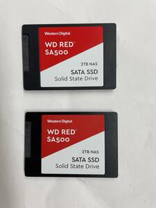 WD Red SA500 NAS SATA WDS200T1R0A ２TB 2.5インチSSD 2台セット