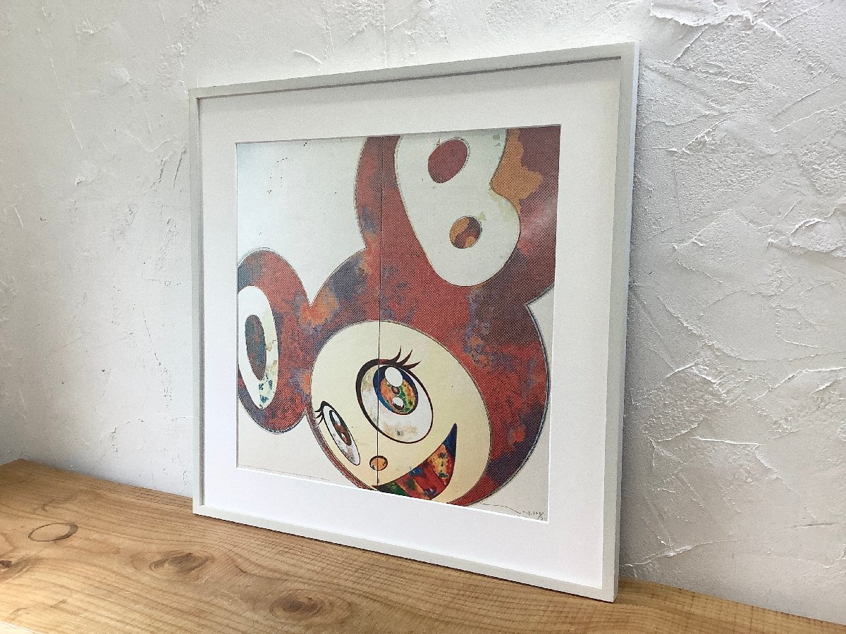 Takashi Murakami KaikaiKiki Lithographie dédicacée Offset DOB-kun Peinture Souris Rouge, Ouvrages d'art, Impressions, Lithographie, Lithographier