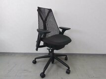 【美品】HermanMiller ハーマンミラー Sayl Chairs セイルチェア 12万 フルアジャスタブルアーム オフィスチェア デスクチェア K_画像1