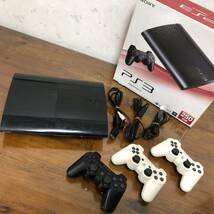 99XB397 SONY PS3 プレイステーション3 CECH-4000B ブラック プレステ3 本体 箱あり_画像1