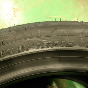 245/45R19 グッドイヤー EFFICIENT GRIP RVF02 2021年製 4本 G-72の画像3