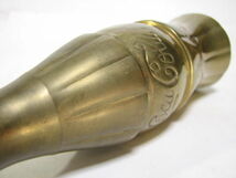 ビンテージ コカ・コーラ 真鍮製ボトル 高さ19cm 428g_画像7