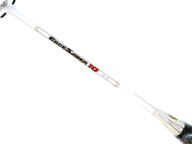 ◆apacs◆EDGESABER 10 NEW WHITE◆4U◆MAX38LBS◆バドミントンラケット◆ホワイト◆白_画像2