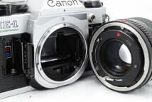 【シャッター鳴き無し】★キャノン・モルト新品交換済★ Canon AE-1 PROGRAM silver #0467 + CANON LENS NEW FD 50㎜ f/1.4 #0466_画像8