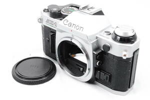 【意外と綺麗・シャッター鳴き無し】★キャノン・モルトプレーン新品交換済★ Canon AE-1 PROGRAM SLR Film Camera silver 本体のみ #0508