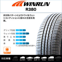 サマータイヤ ホイール 4本セット BADX ロクサーニ EX バイロンスティンガー WINRUN ウインラン R380 155/65R14_画像2