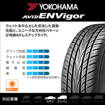 ヨコハマ AVID エンビガー(S321) 225/50R18 99W XL サマータイヤのみ・送料無料(4本セット)_画像2