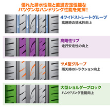 ネクセン ロードストーン ユーロビズ Sport 04 225/50R17 98W XL サマータイヤのみ・送料無料(2本)_画像3