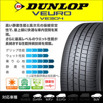 ダンロップ VEURO ビューロ VE304 215/45R17 91W XL サマータイヤのみ・送料無料(4本セット)_画像2