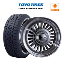 200系 ハイエース ホイール 4本セット クリムソン ディーン カリフォルニア TOYO オープンカントリー A/T III (A/T3) 215/65R16_画像1