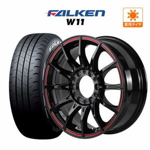 200系 ハイエース ホイール 4本セット ゴジゲン ブラックマン ジーアイ ファルケン W11 215/60R17